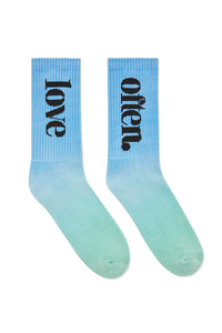 'LOVEOFTEN' Gradient socks
