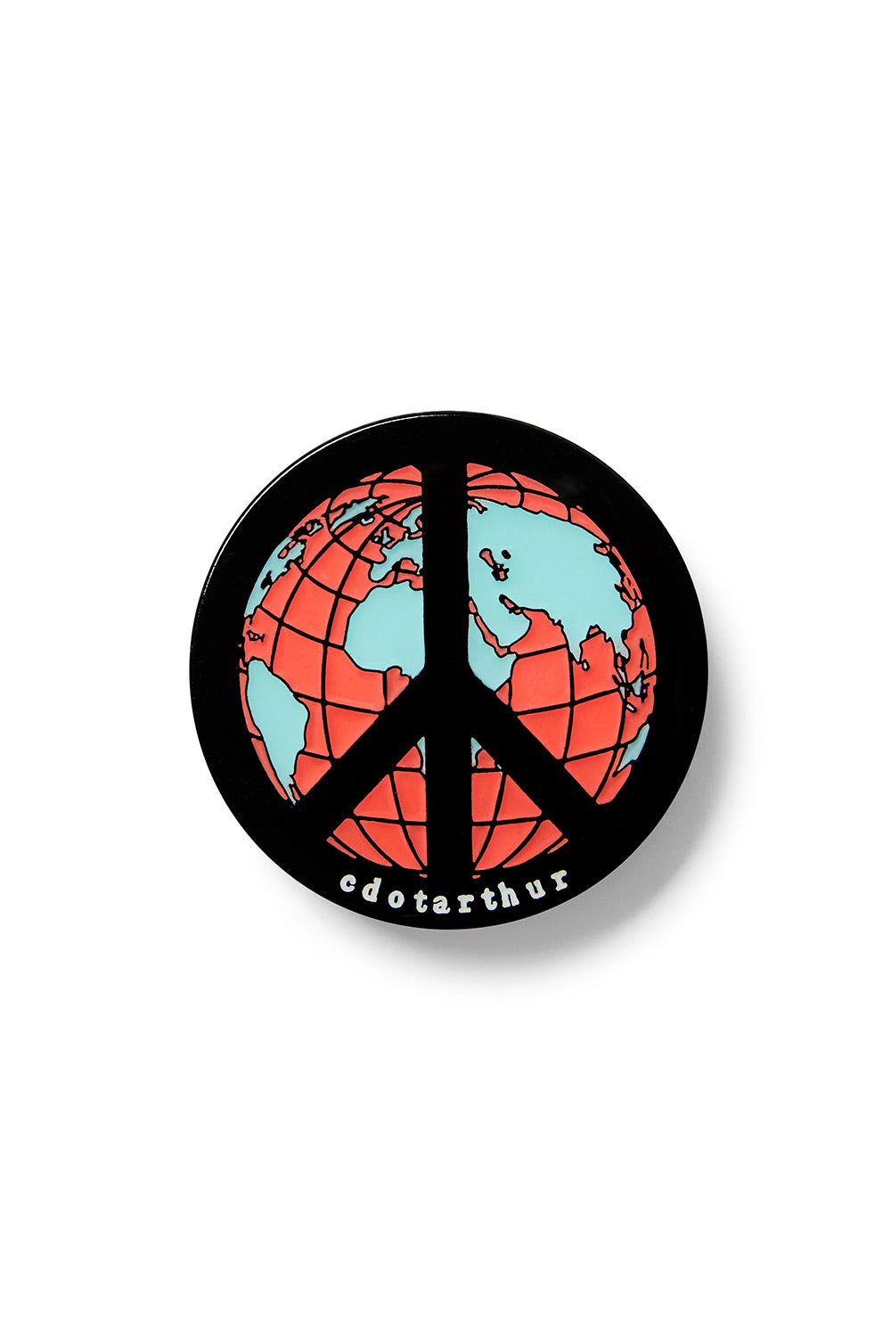 ‘PeaceWorld’ enamel pin badge