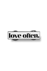 ‘LOVEOFTEN’ enamel pin badge